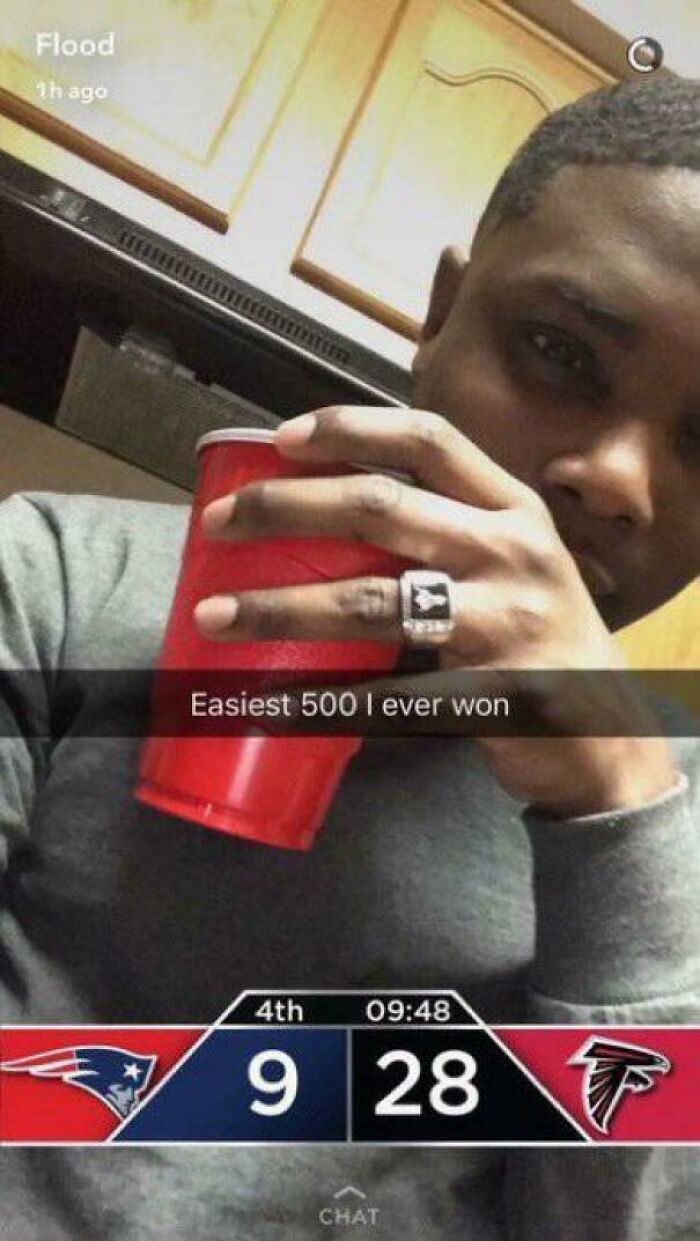 Four Years Ago, This Bettor Put This On His Snapchat Story
