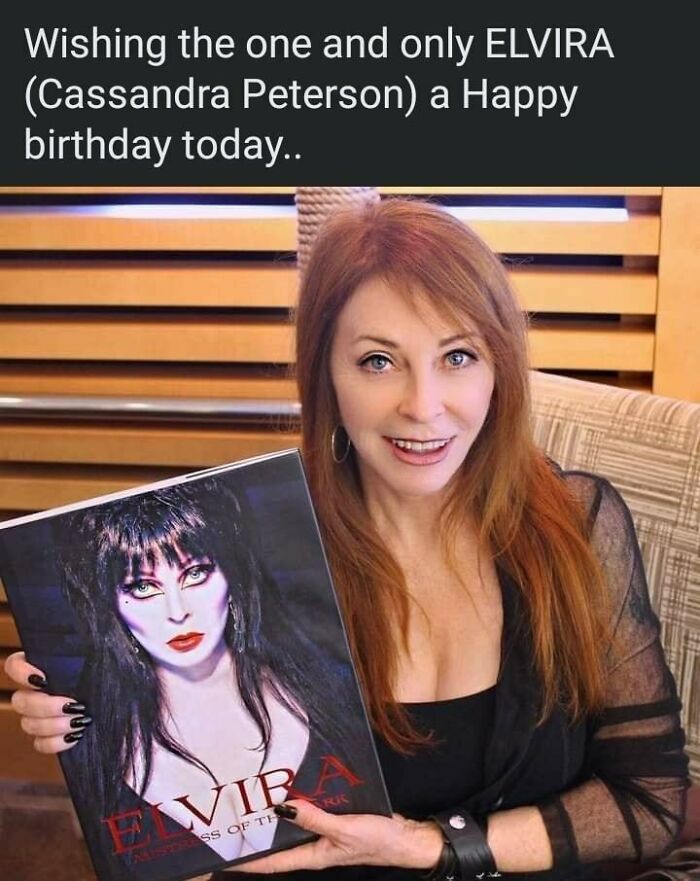 Elvira Is 70 🖤& Still Beautiful!