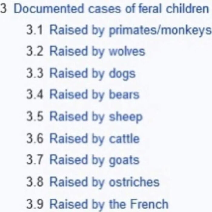 "Raised By The French"