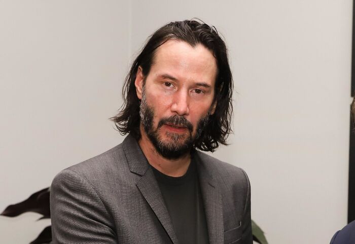 Keanu Reeves - Awarded Hockey Player
