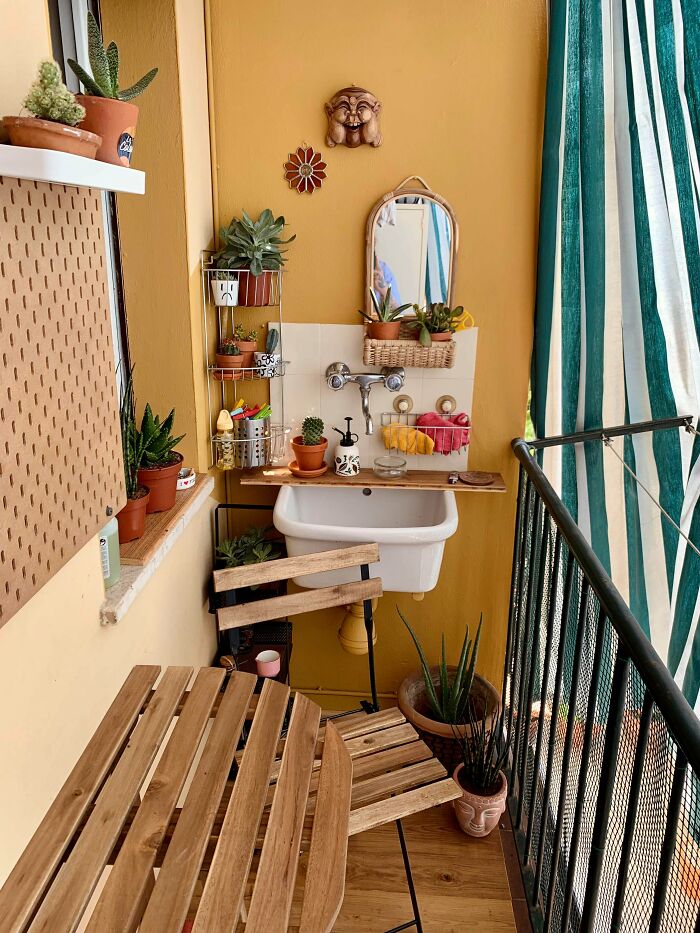 Just Finished To Decorate My Balcony And I’m In Love!