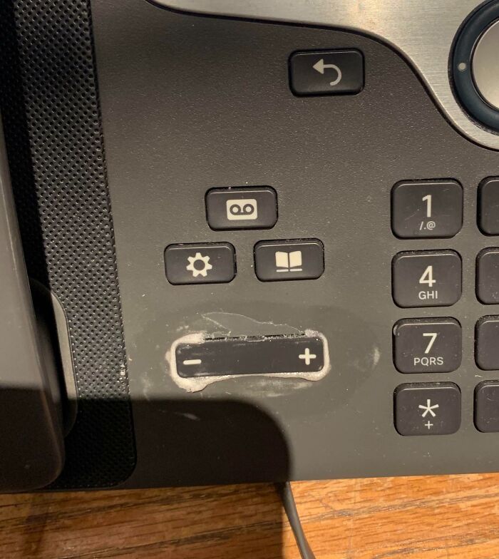 Manager Glued The Volume Button On The Phone So We Can’t Change It