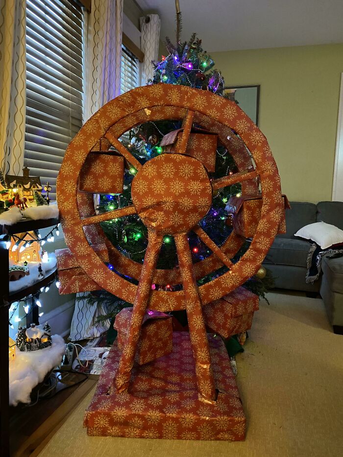 I Built A Ferris Wheel To Hold My Girlfriends Christmas Gifts