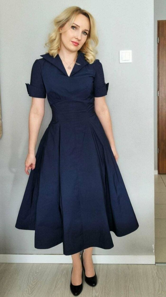 Me hice un vestido para mi graduación de estudios de doctorado