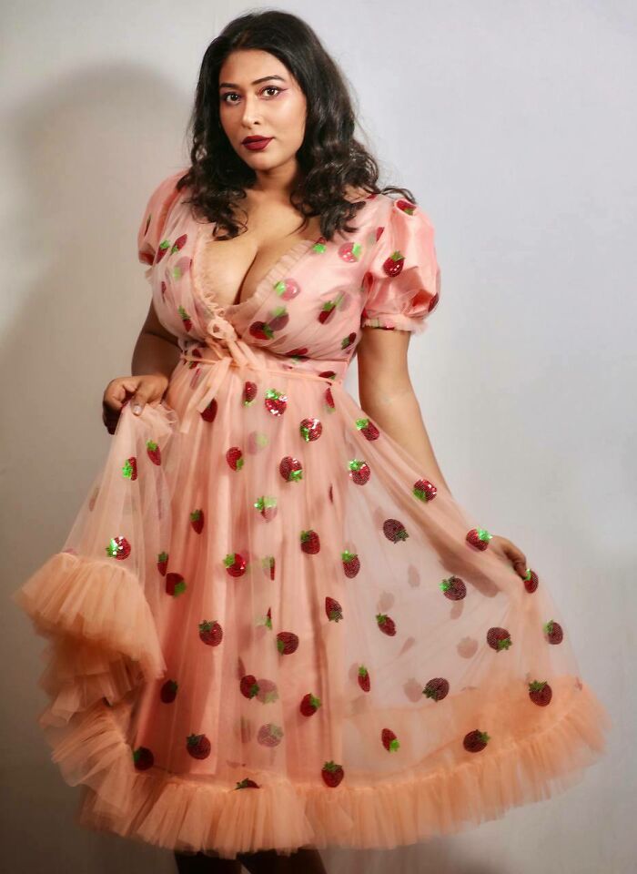 I Made A Replica Of The Famous Strawberry Dress By Lirika Matoshi. Very Late To The Party