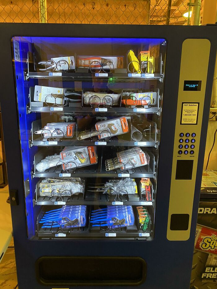 There’s A Vending Machine For Tools Where I Work