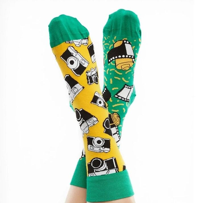Retro Camera Socks