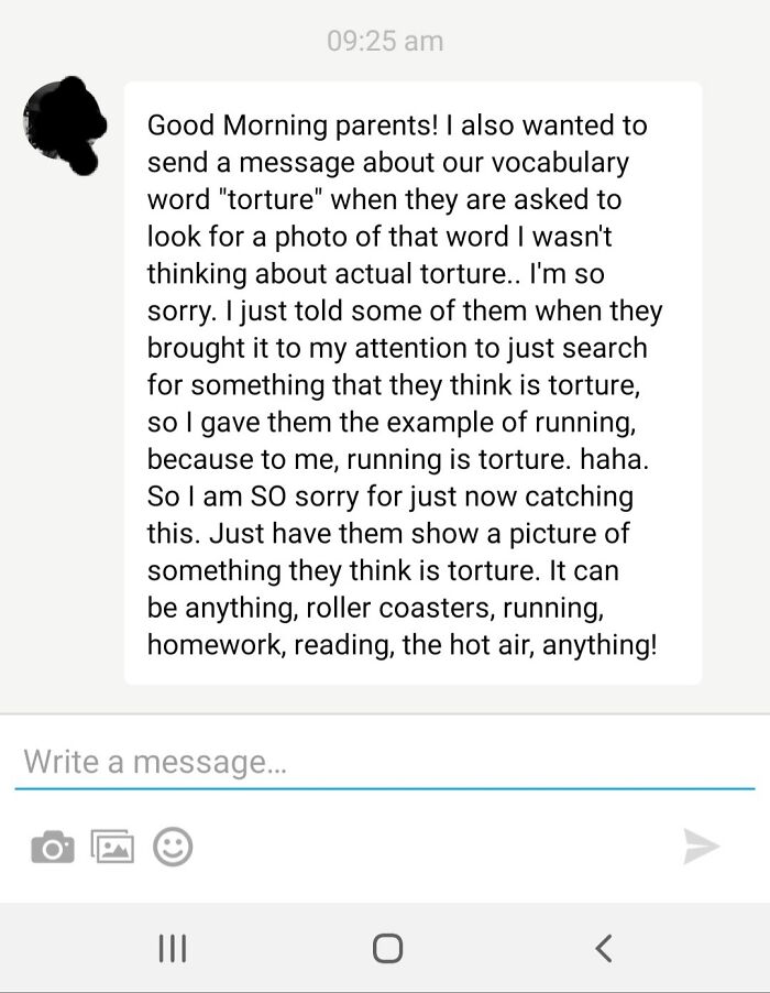 Message From My 4th Graders Teacher. Yikes