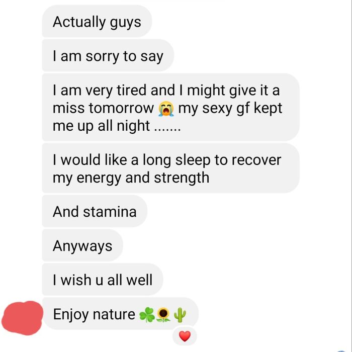 Friend Cancels On Plans Last Minute With This Excuse