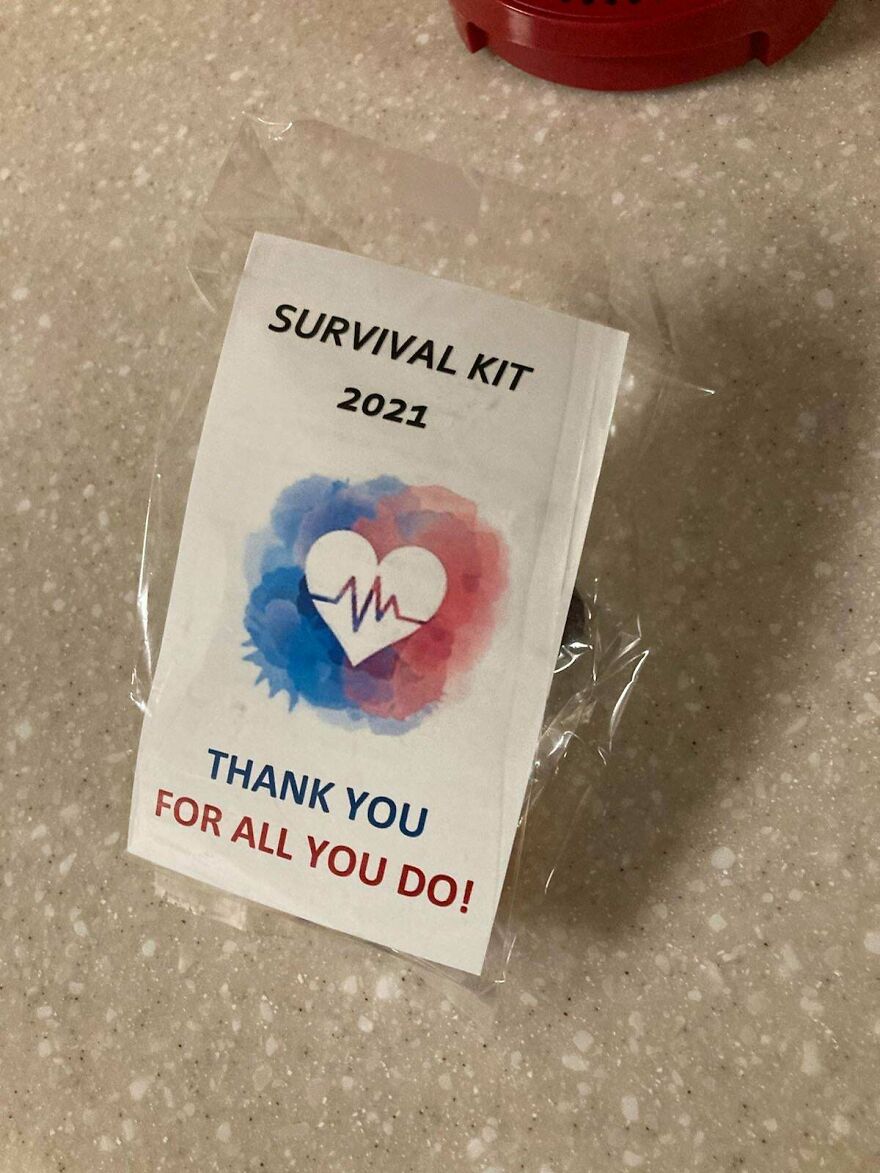 After Dealing With Short Staff, Abusive Patients, And A Pandemic For 1.5 Years, My Nurse Wife Gets 4 Pieces Of Candy From Hospital Administrators&hellip;
