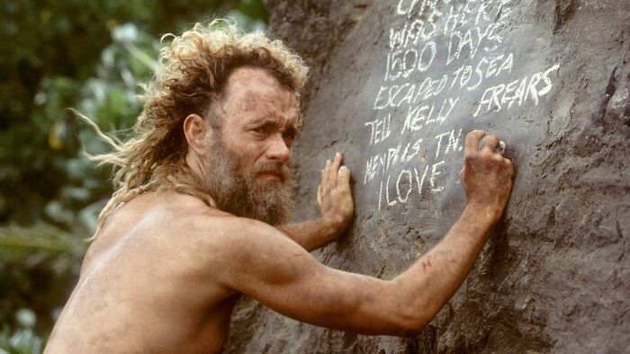 Tom Hanks in movie Cast Away