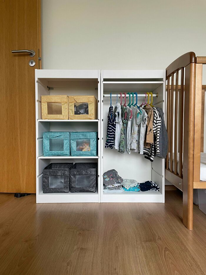 Toddler Wardrobe Using Trofast And Upprymd Boxes (Inspired By Ig Halfway_montessori)