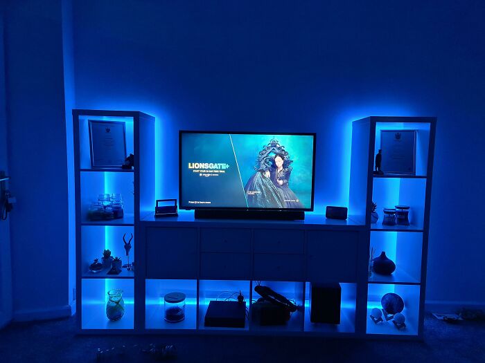 IKEA Kallax TV Setup Total Cost £220