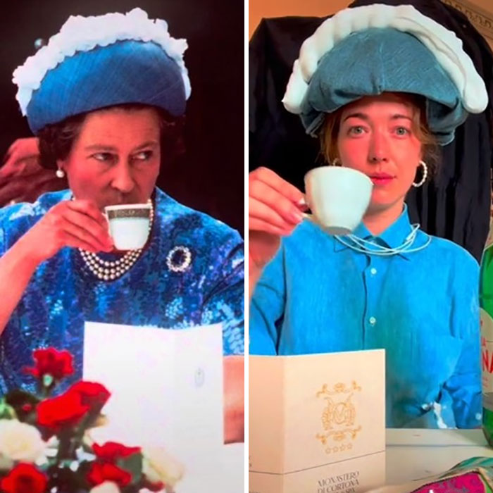 Woman Hilariously Recreates Celebrity Pics, And The Results Are Better Than The Originals (50 Pics)