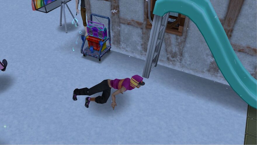 I Often Take Screenshots Of Funny Moments In Sims.