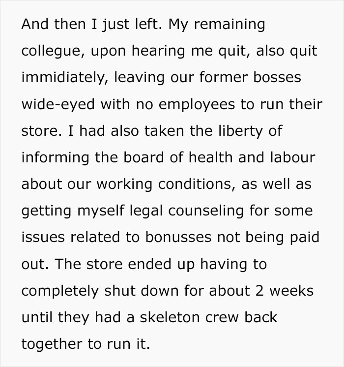 Management Goes Ballistic On 1 Of 2 Employees Still Left In Their Store, Employee Makes Them Regret It By Acting His Wage