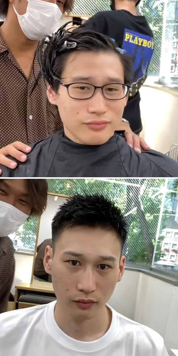This Japanese Hairdresser Proves That Hairstyles Are Important By Giving People Makeovers (30 New Pics)