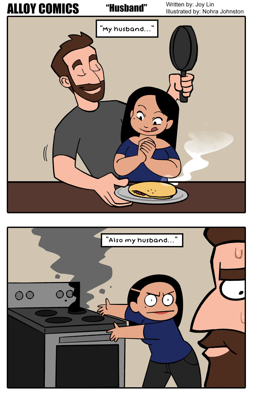 Here Are Some More Honest Comics About Raising My Toddler With Hubby