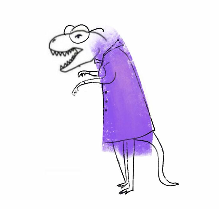 A Challenge Is Made To Twitter Users, Where A Dinosaur Should Be Completed By Proving That The A.i. It's Not Necessary (30 Pics)