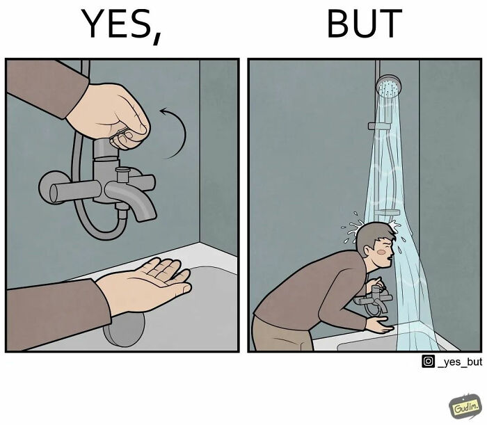 Artist Criticizes Our Society By Showing Two Different Sides Of The Same Story (25 New Comics)