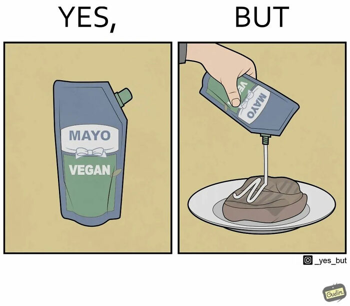 Artist Criticizes Our Society By Showing Two Different Sides Of The Same Story (25 New Comics)