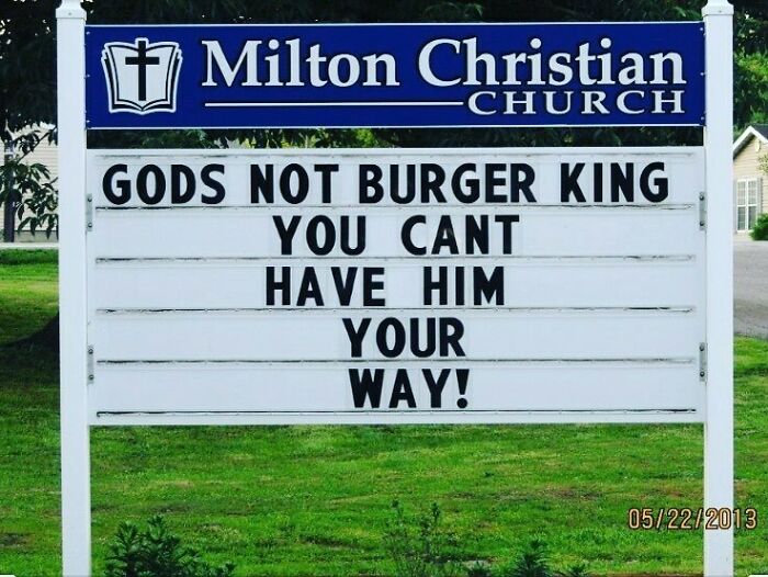 We Aren’t In Charge