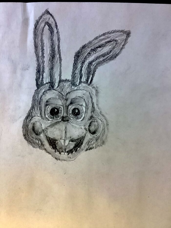 I Drew A Robot Bunny