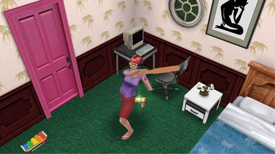 I Often Take Screenshots Of Funny Moments In Sims.