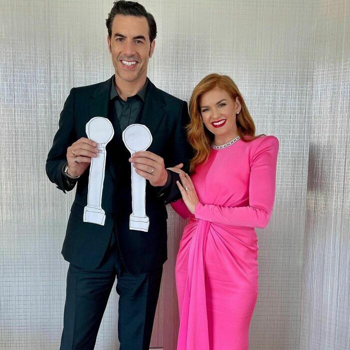 Sacha Baron Cohen And Isla Fisher