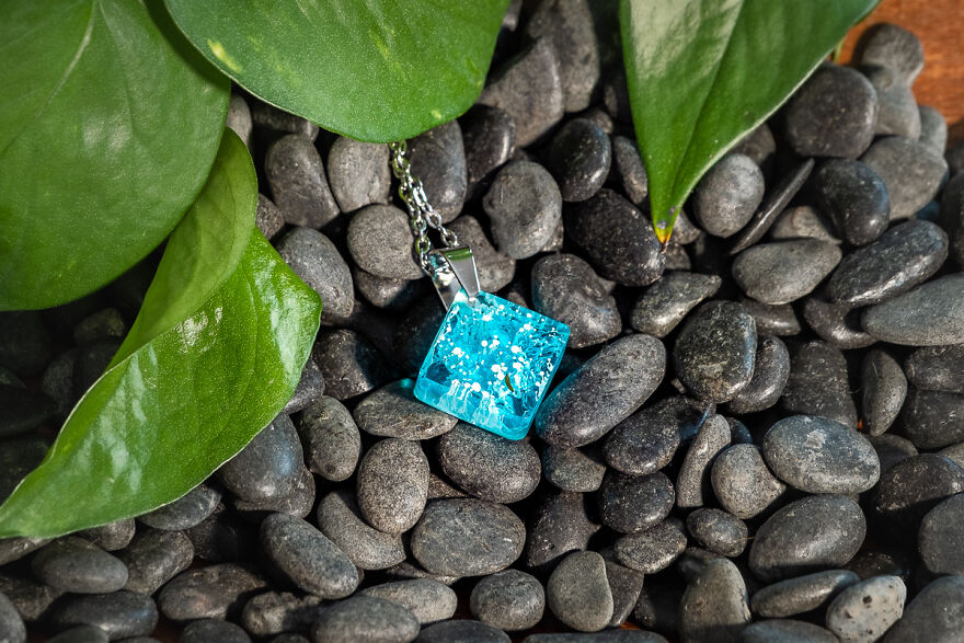 Alcohol Ink And A Dandelion Seed