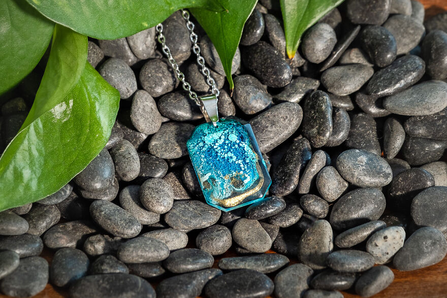 Alcohol Ink And Gold