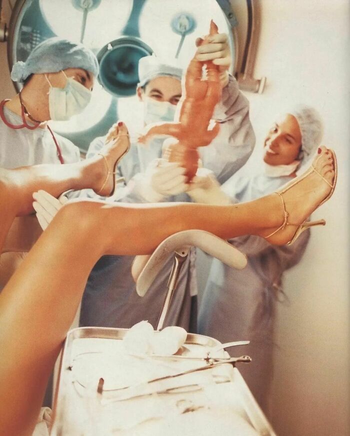 By David Lachapelle As A Tribute To Guy Bourdin For Vogue Paris, December 1995/January 1996