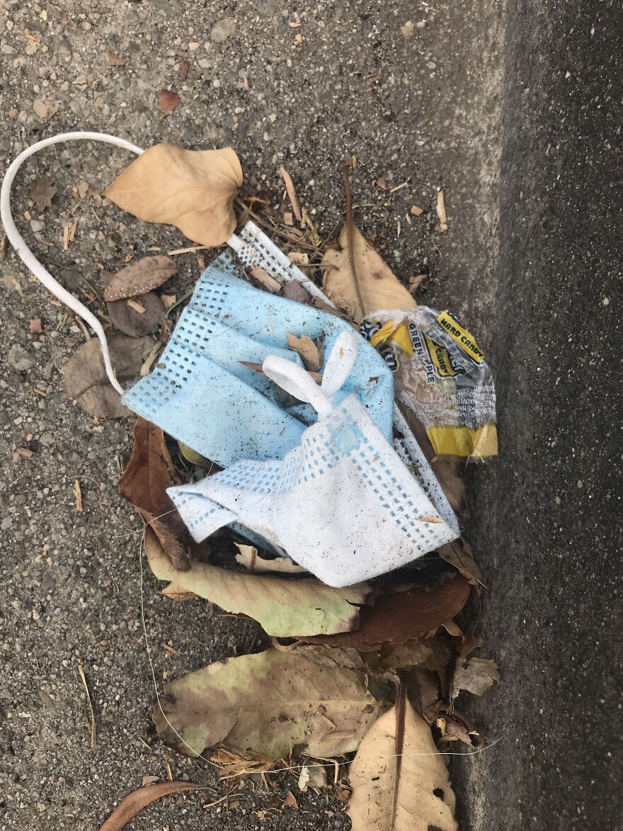 Earth's Newest Layer Of Trash: Face Masks Earth's Newest Layer Of Trash: Face Masks