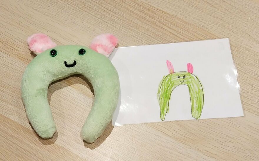 This Teacher Creates Stuffed Animals Based On Her Students' Drawings (12 Pics)
