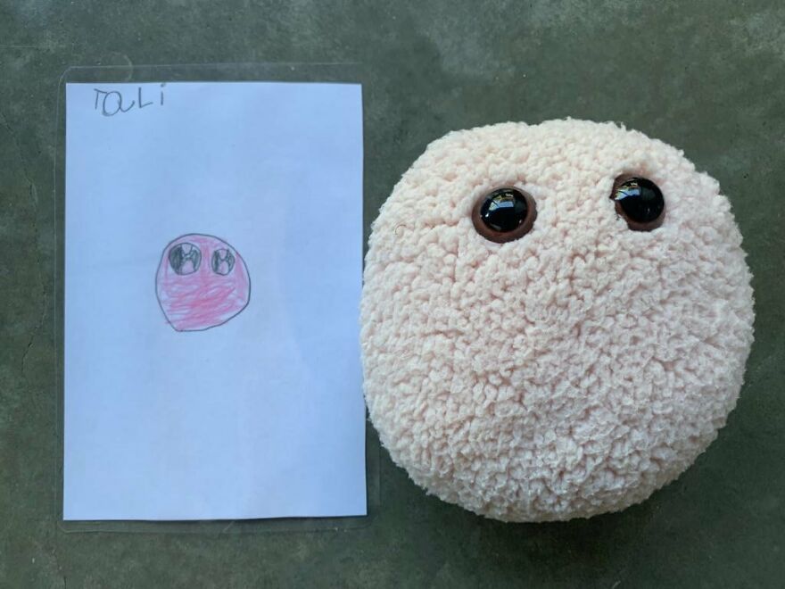 This Teacher Creates Stuffed Animals Based On Her Students' Drawings (12 Pics)