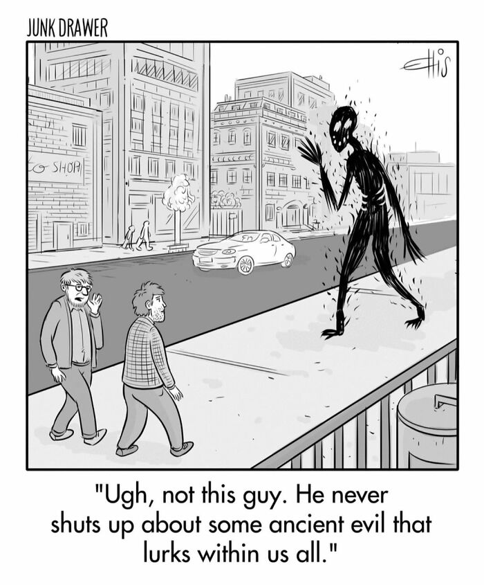 Funny One-Panel Comics By Ellis Rosen With A Sudden Twist