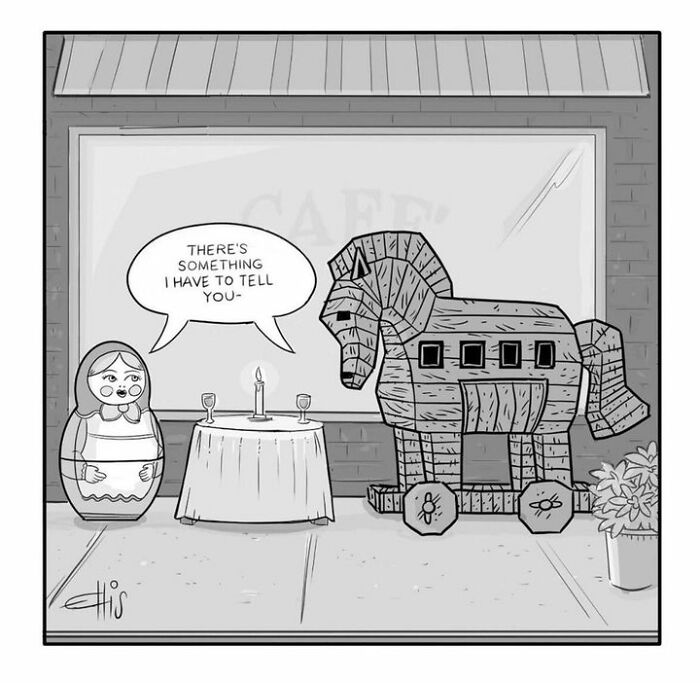 Funny One-Panel Comics By Ellis Rosen With A Sudden Twist