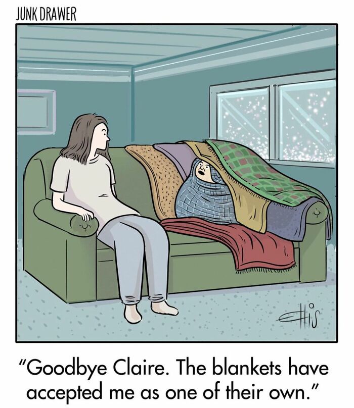 Funny One-Panel Comics By Ellis Rosen With A Sudden Twist