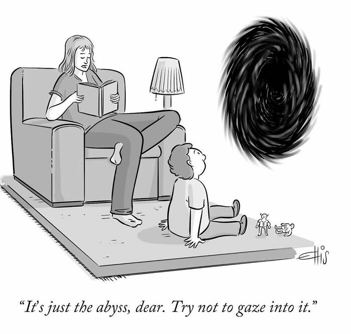 Funny One-Panel Comics By Ellis Rosen With A Sudden Twist