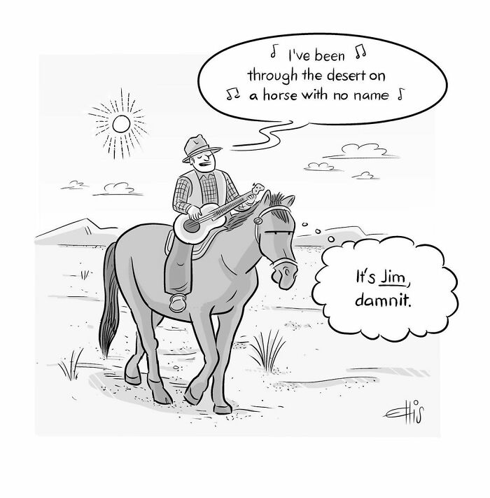 Funny One-Panel Comics By Ellis Rosen With A Sudden Twist