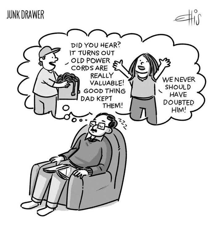 Funny One-Panel Comics By Ellis Rosen With A Sudden Twist