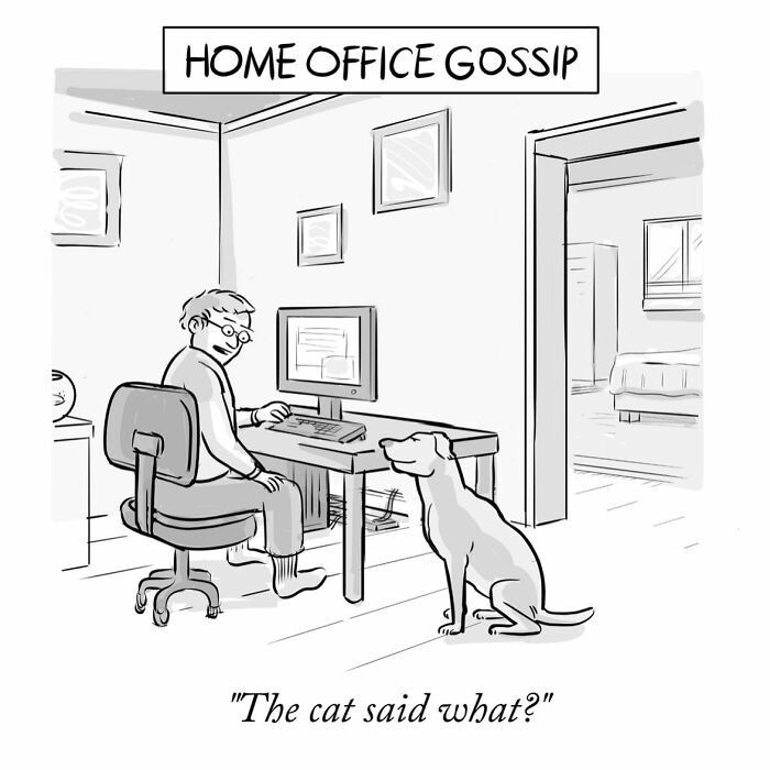 Funny One-Panel Comics By Ellis Rosen With A Sudden Twist