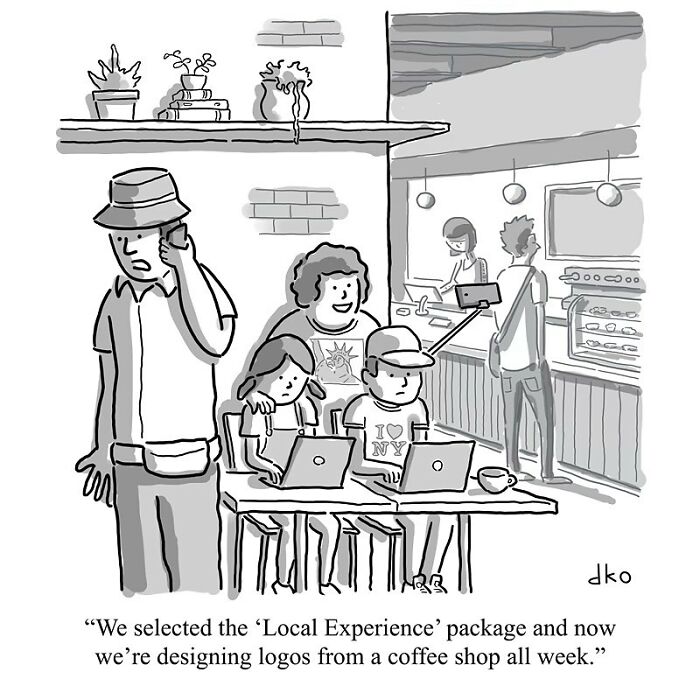 Funny One-Panel Comics By Ellis Rosen With A Sudden Twist