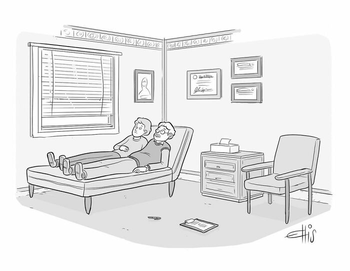 Funny One-Panel Comics By Ellis Rosen With A Sudden Twist