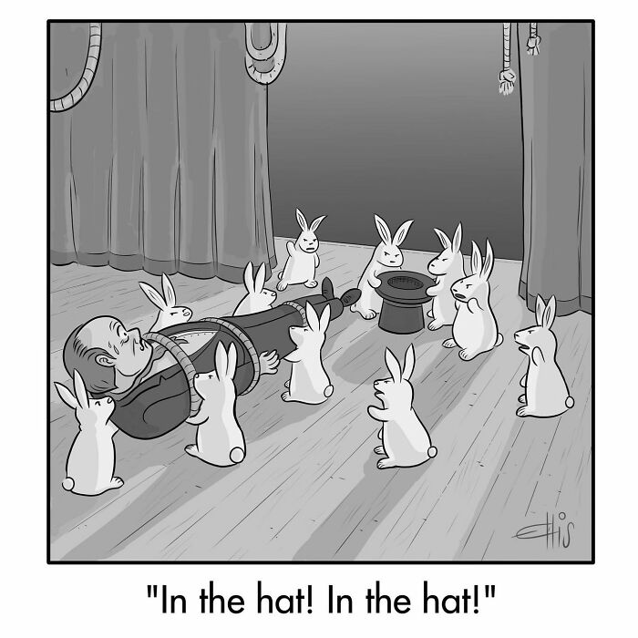 Funny One-Panel Comics By Ellis Rosen With A Sudden Twist