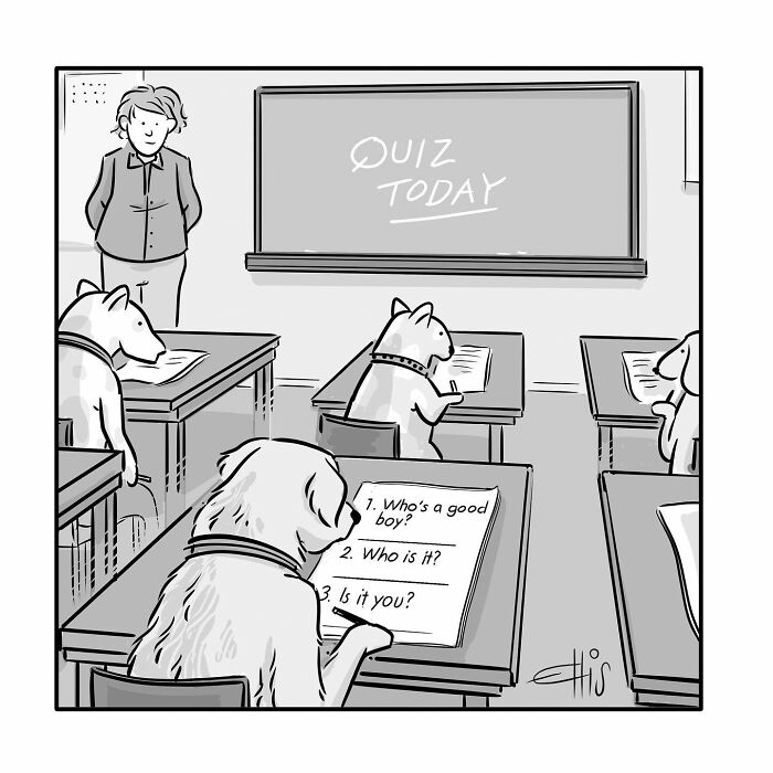 Funny One-Panel Comics By Ellis Rosen With A Sudden Twist