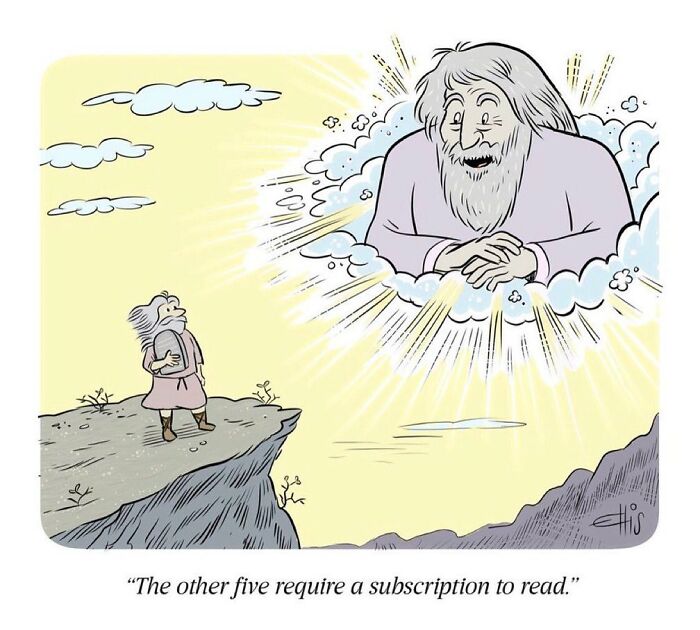 Funny One-Panel Comics By Ellis Rosen With A Sudden Twist