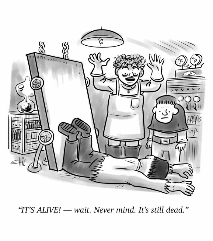 Funny One-Panel Comics By Ellis Rosen With A Sudden Twist