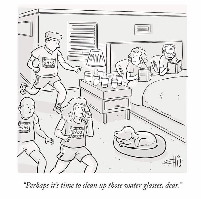 Funny One-Panel Comics By Ellis Rosen With A Sudden Twist