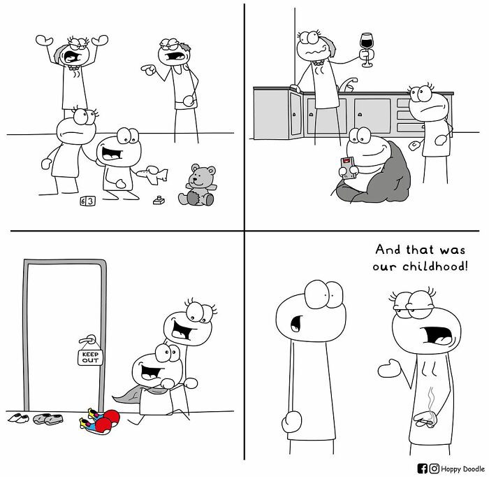 Get To Know The Hoppy Doodle Comics And Have A Happy Day